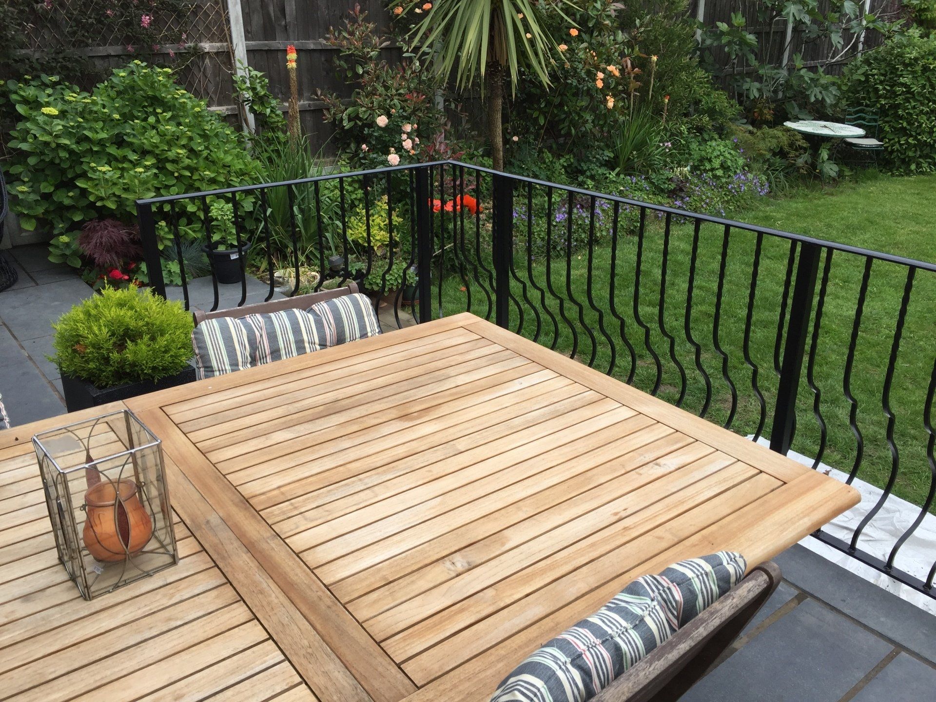 Roof terrace railings supplied and installed designed