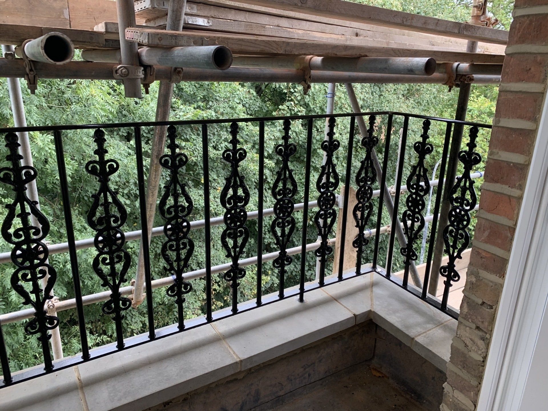 Roof terrace railings supplied and installed designed