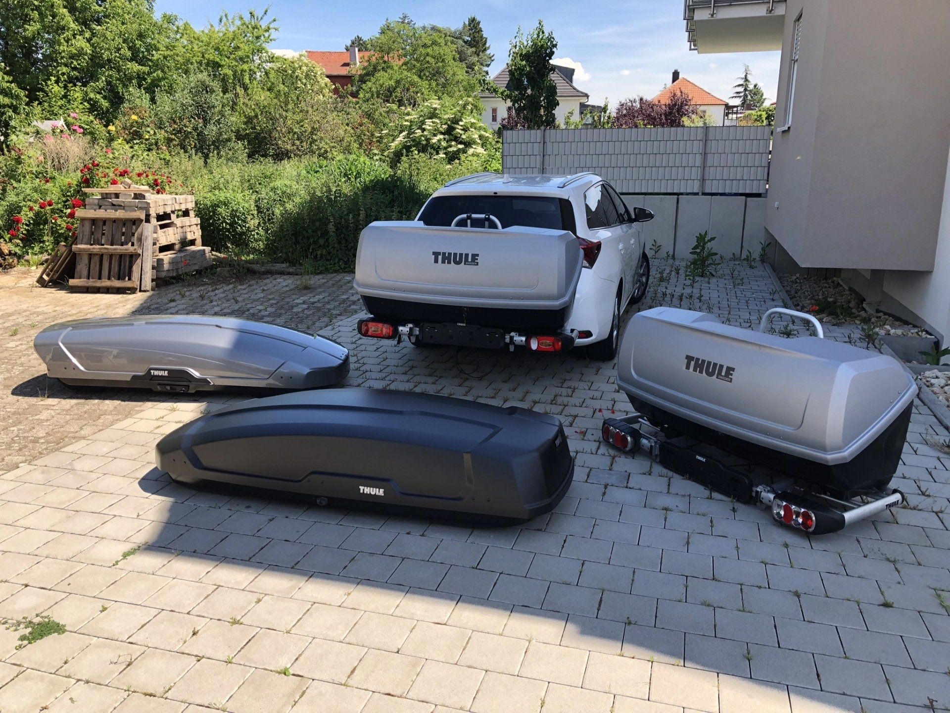 Dachbox, Heckbox, Fahrradträger, Dachträger mieten statt kaufen