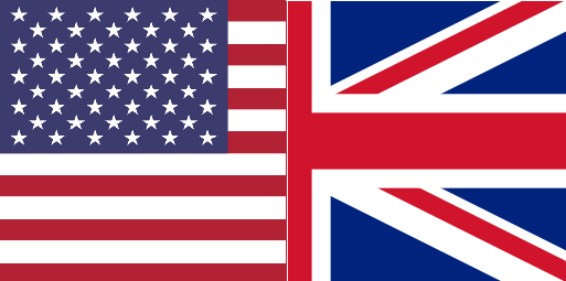 US Flagge, UK Flagge, L&C Übersetzungsbüro