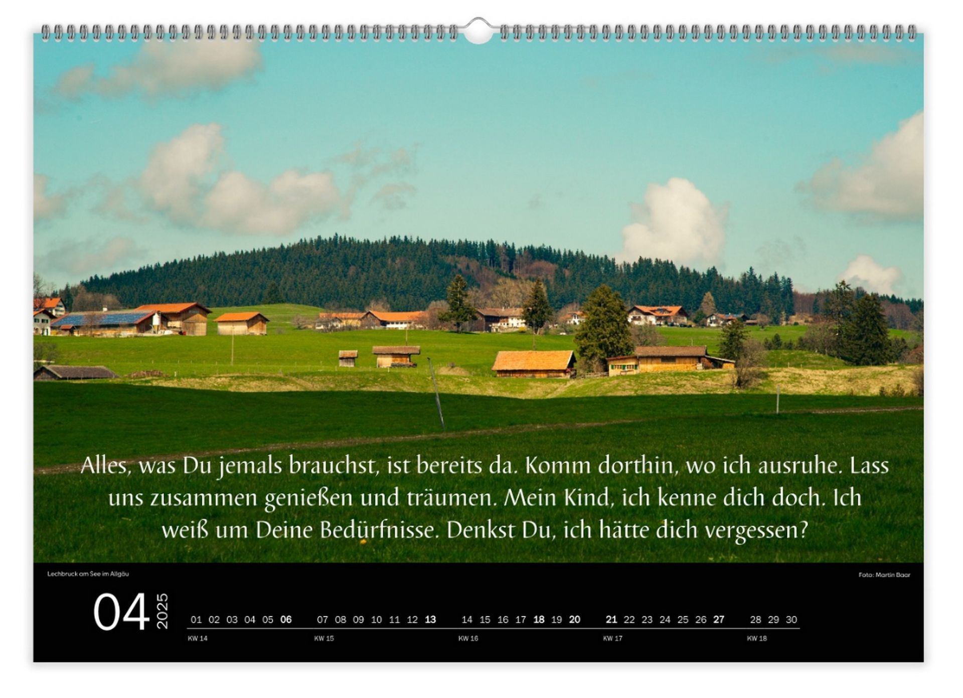 Beispiel für einen Prophetischen Kalender