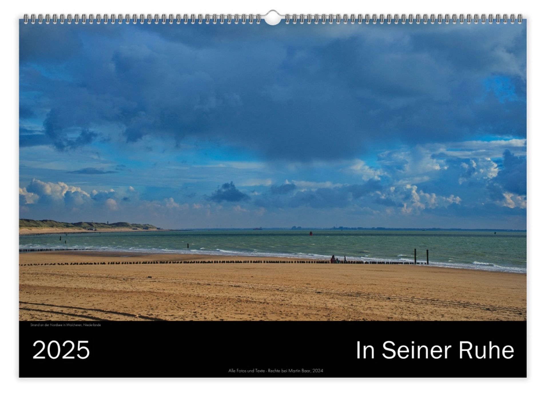 Strand und Nordsee in Zoutelande, Holland.