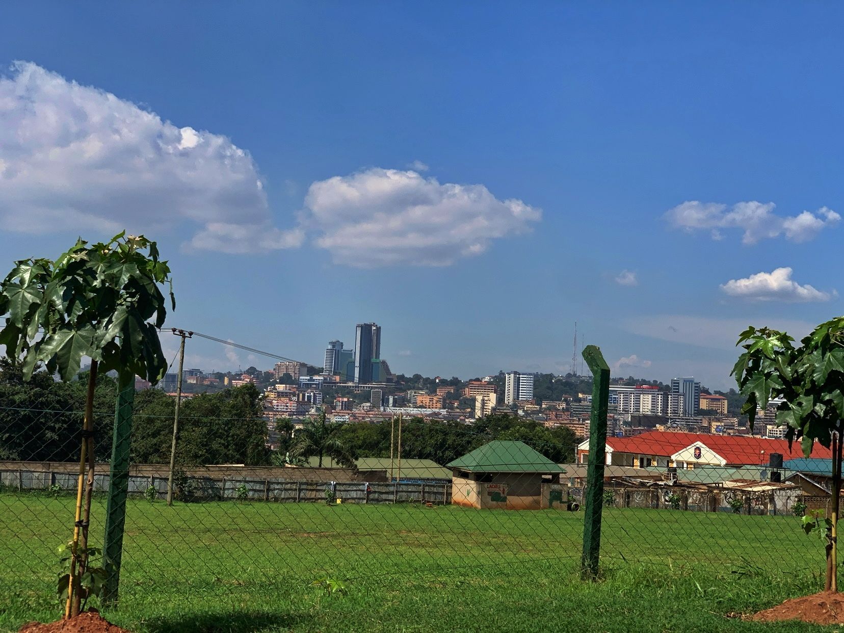 Ein teil der Skyline von Kampala, Uganda