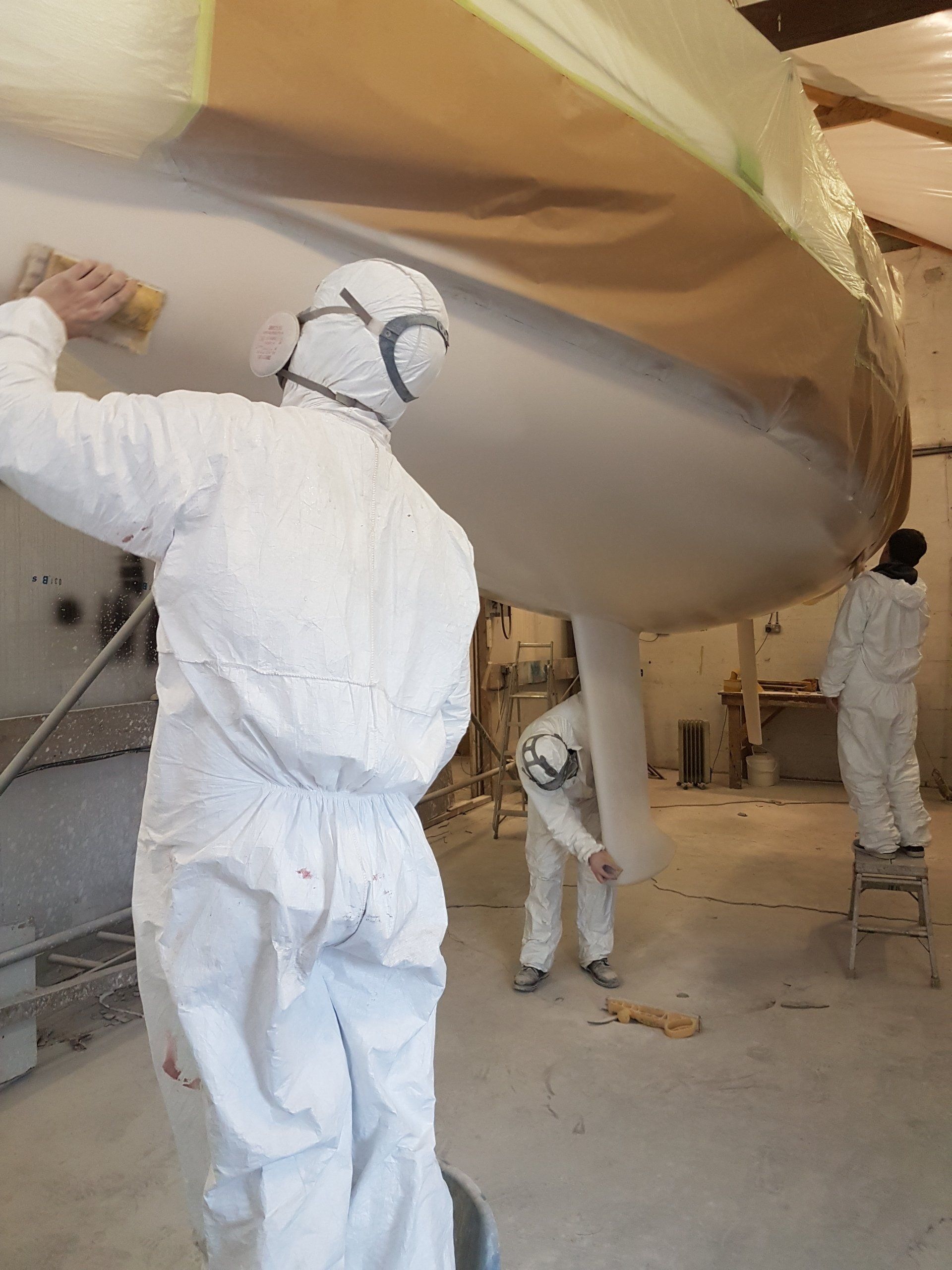 Spray Painting Isle of Wight Ocean Coats Marine Services