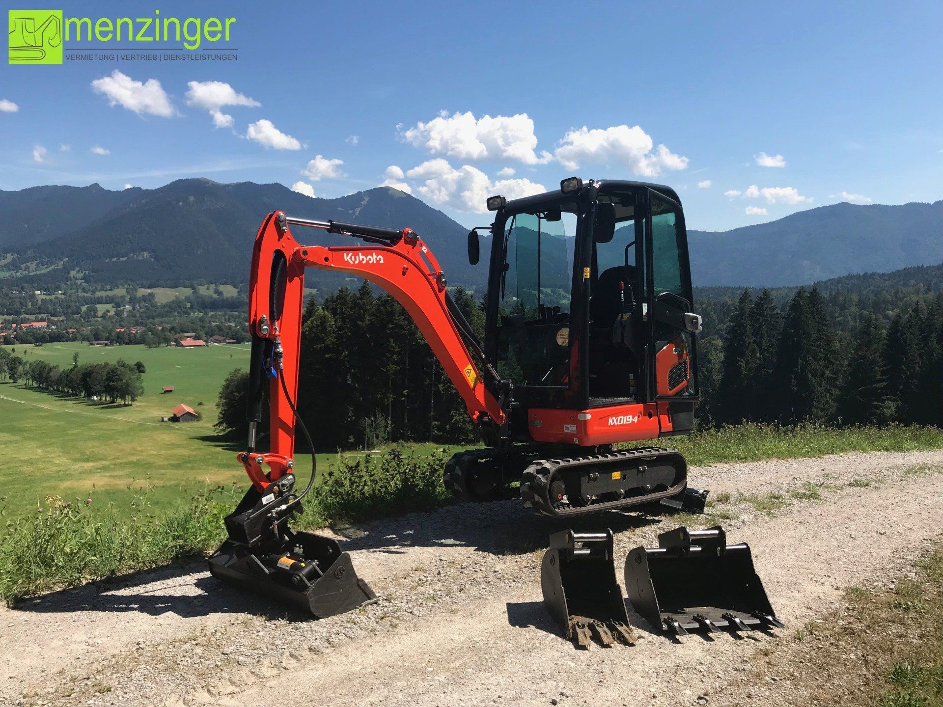 Mini Bagger verleih menzinger GmbH