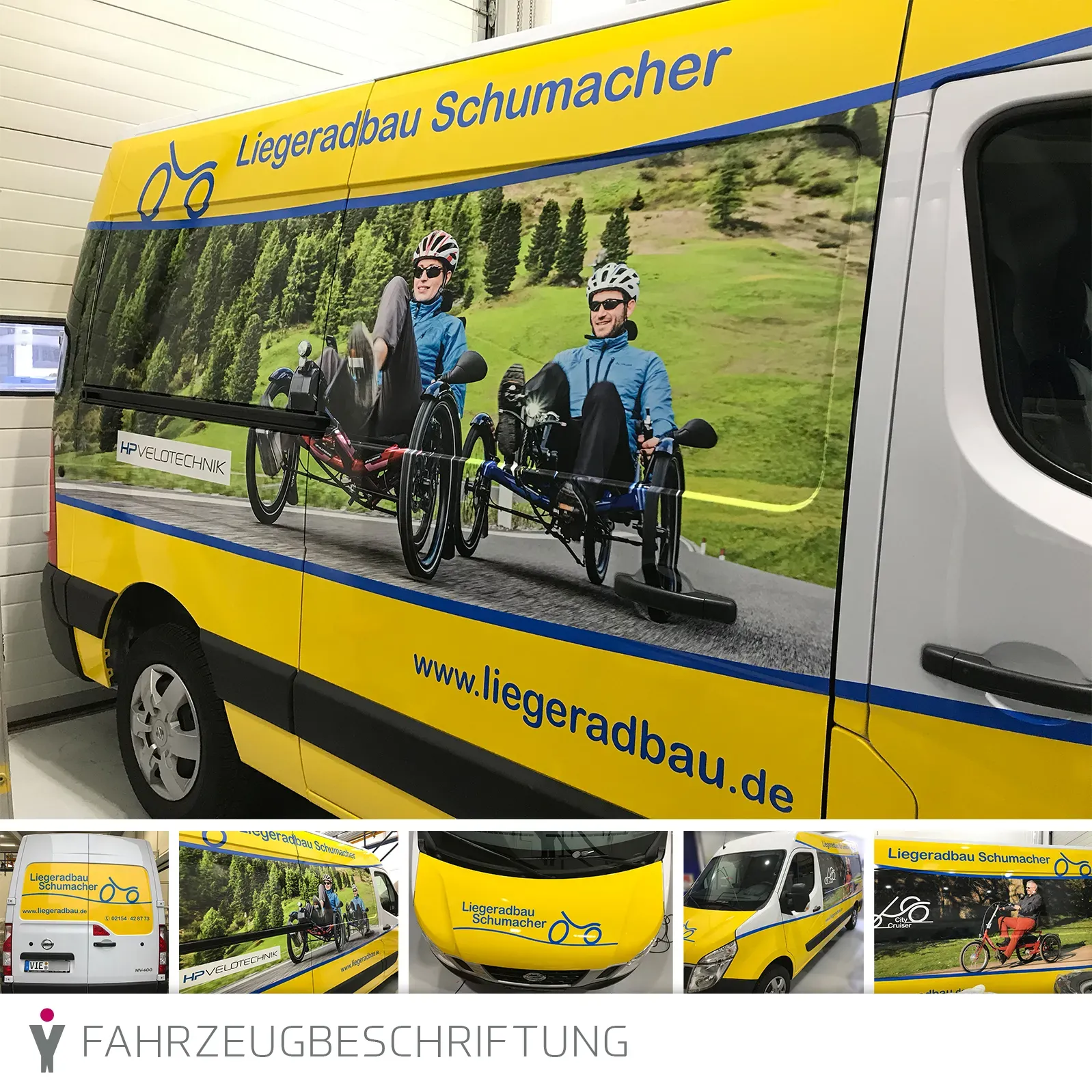 KFZ-Gestaltung für Liegeradbau Schumacher