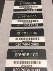 Custom Printed Barcode Label