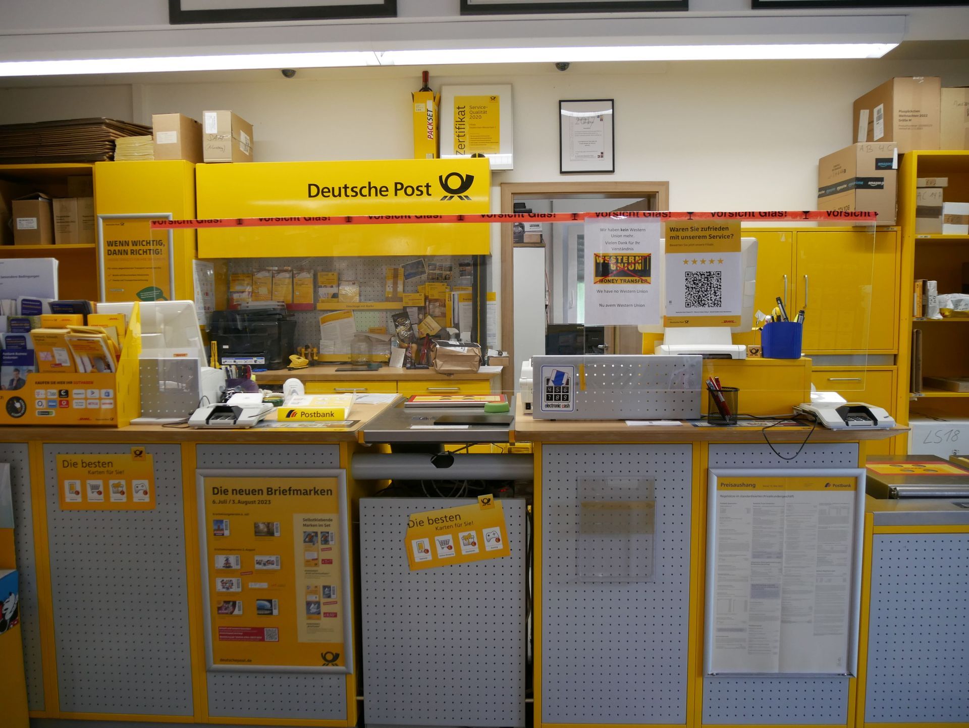 DHL Filiale bei Elektro Widhammer