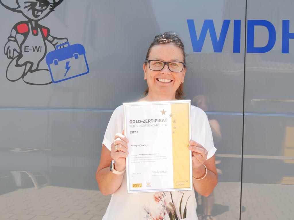 Hilde mit Goldzertifitkat 