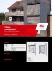 Vorbau-Raffstore/Aussenjalousie