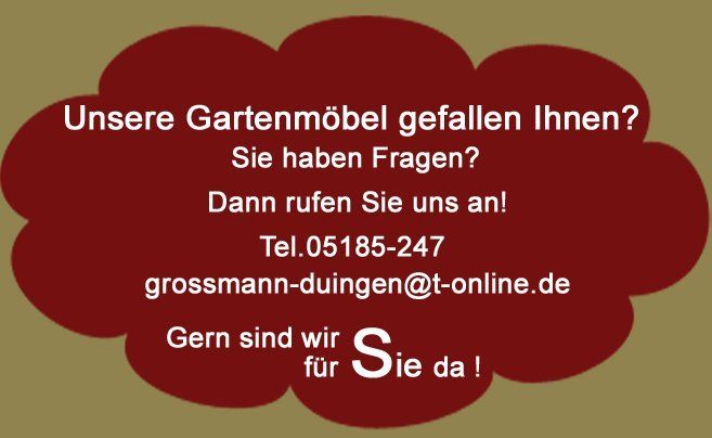 Savannah eine Sitzgruppe auch für kleine Terrassen...