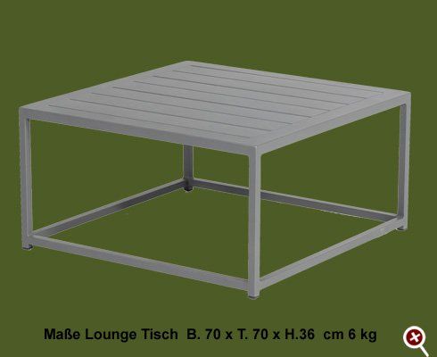 Gartenmöbel Lounge Unique ist zu 100% für den Außenbereich geeignet