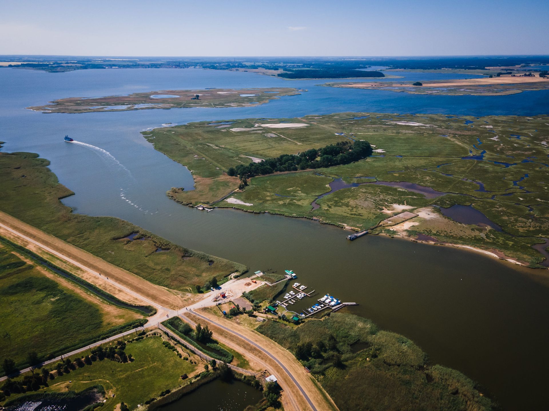 Zingster Bodden und Ostsee 