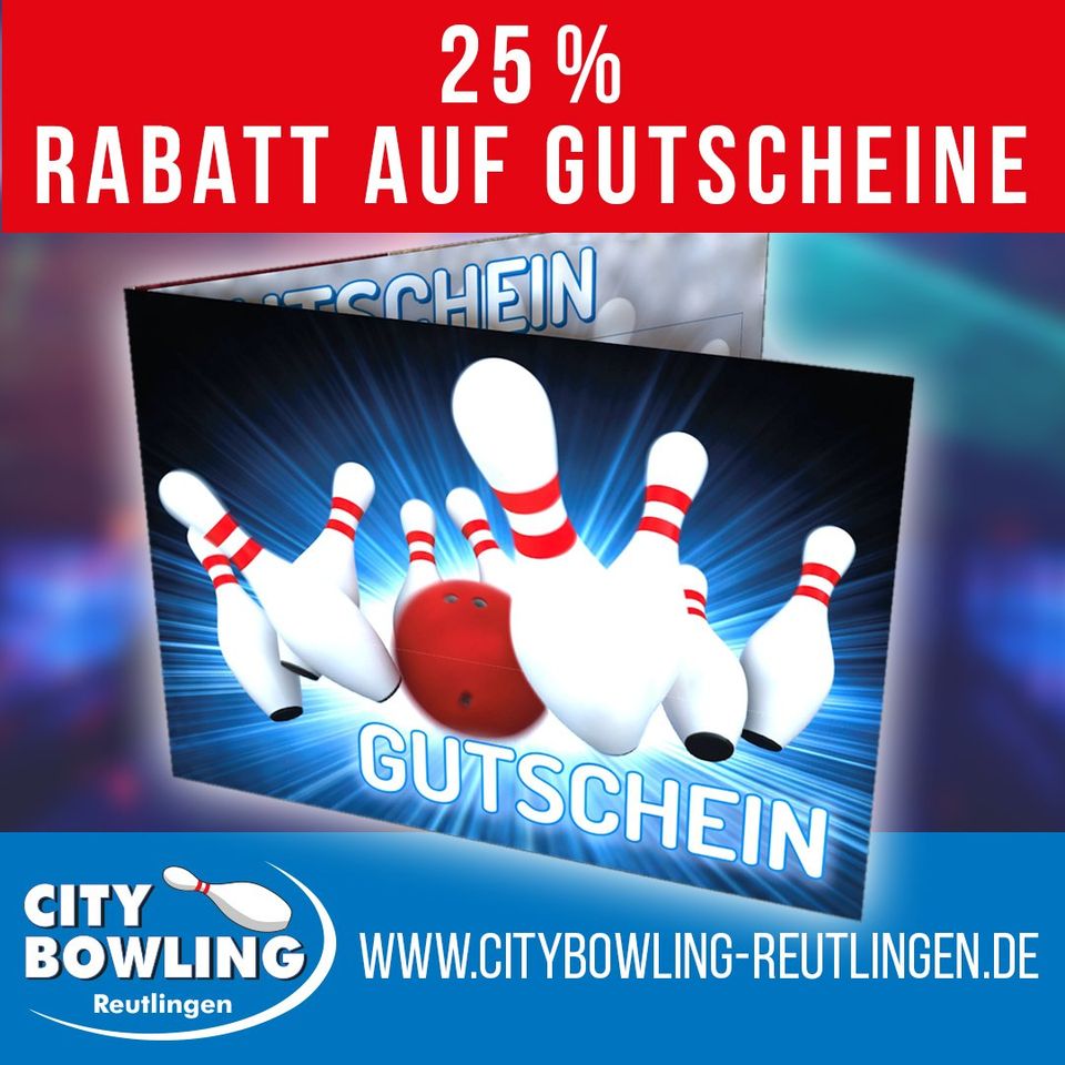 Bowling Gutscheine - City Bowling Reutlingen