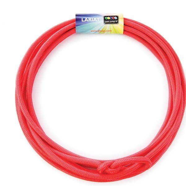 Just Jump It Lil Lariat- Junior Lasso- pre-tied-20' -  Red