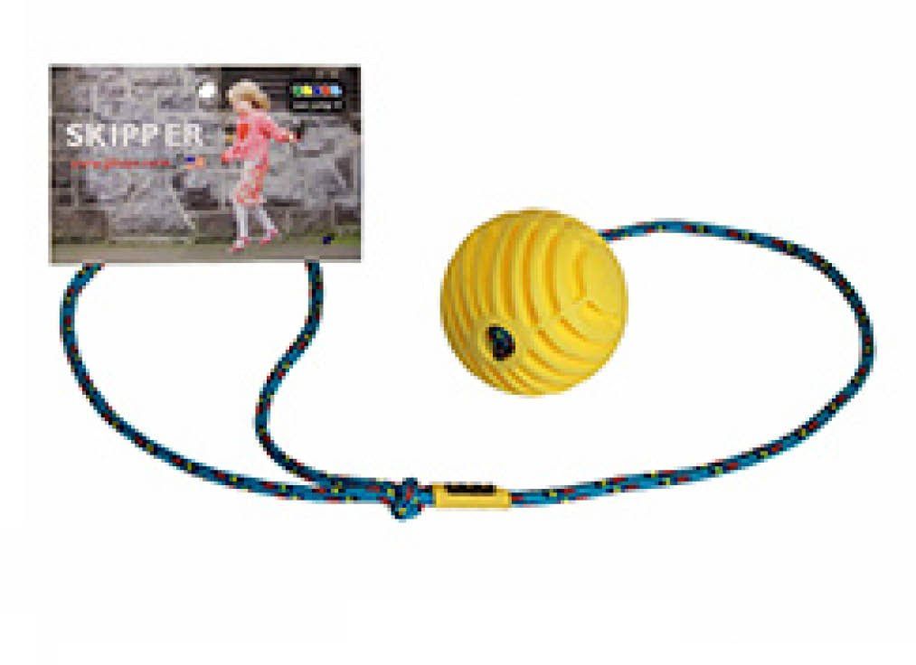 Just Jump It Skipper-Skip Ball Toy - Agility Toy - Skip and Jump Toy for Cardio Health and Coordination - Yellow