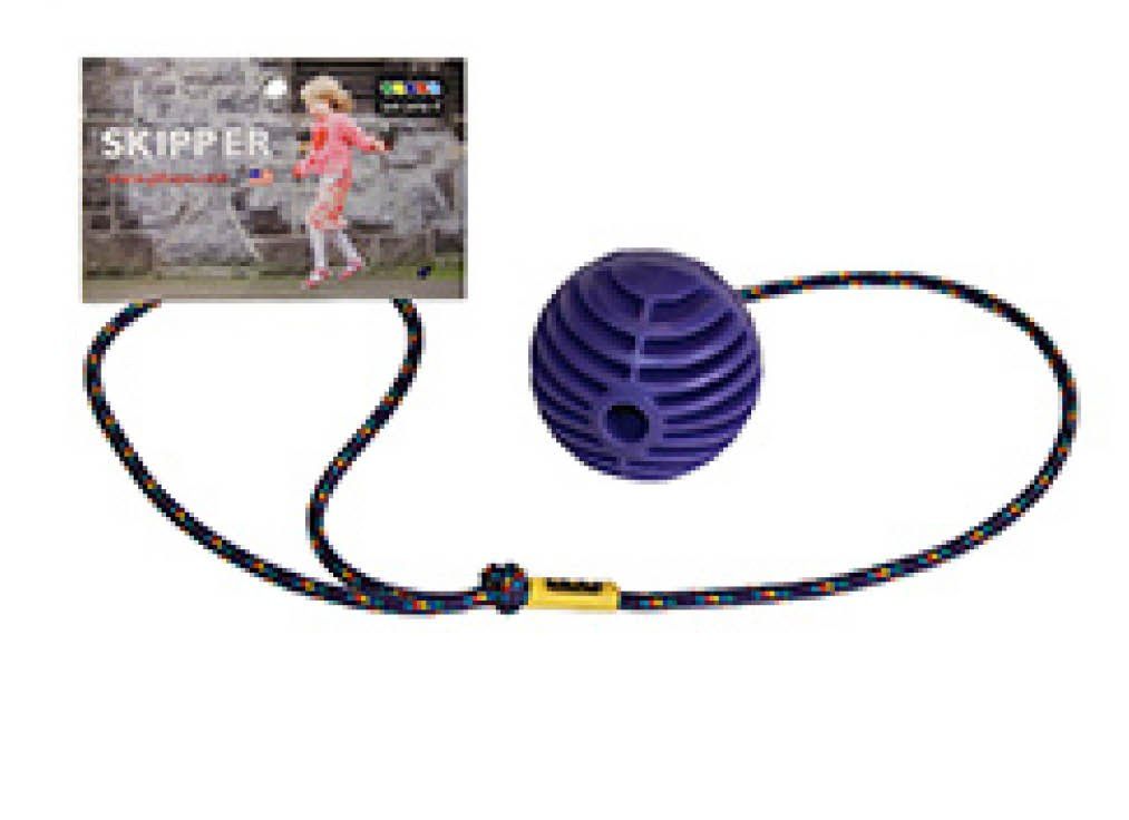 Just Jump It Skipper-Skip Ball Toy - Agility Toy - Skip and Jump Toy for Cardio Health and Coordination - Purple
