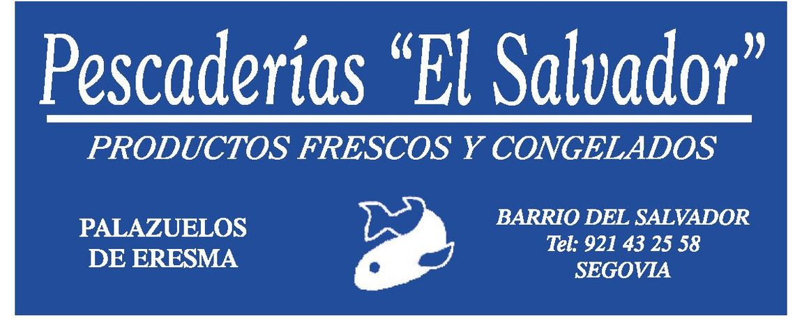 Logo Pescaderías El Salvador, patrocinador oficial Club Deportivo Monteresma La Atalaya