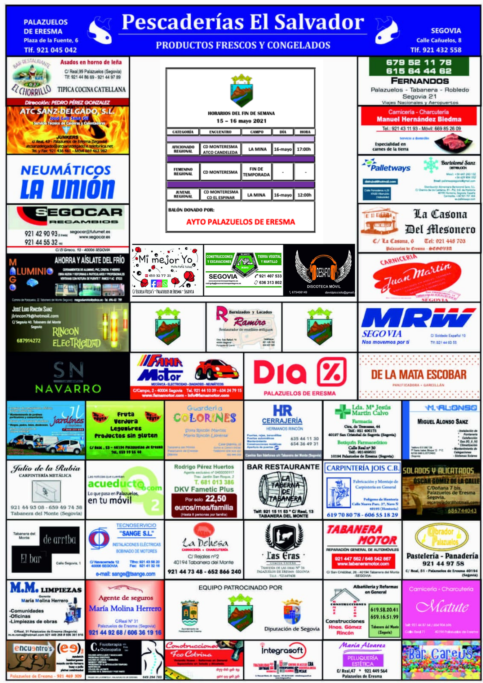 El Cartel Morado fin de semana del 15-16 de mayo de 2021 Monteresma la Atalaya