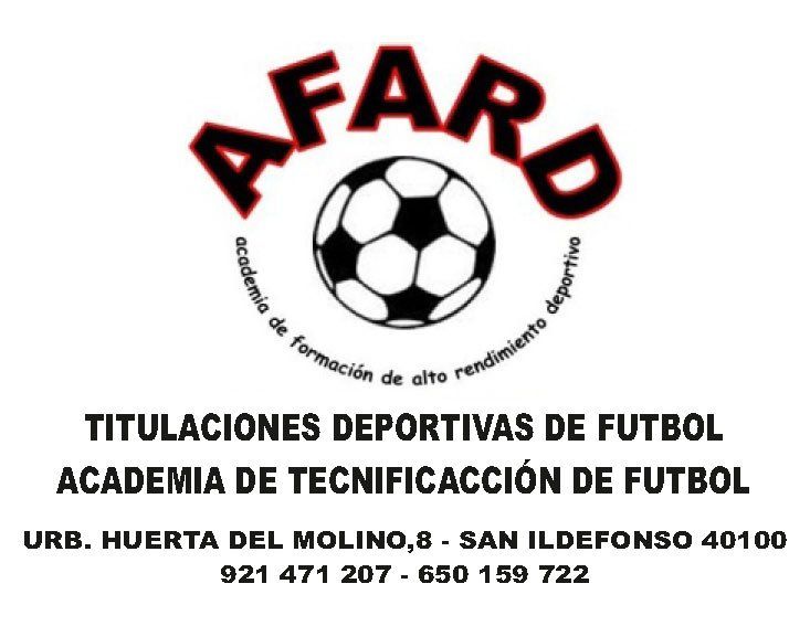 Logo Afard, patrocinador oficial Club Deportivo Monteresma La Atalaya