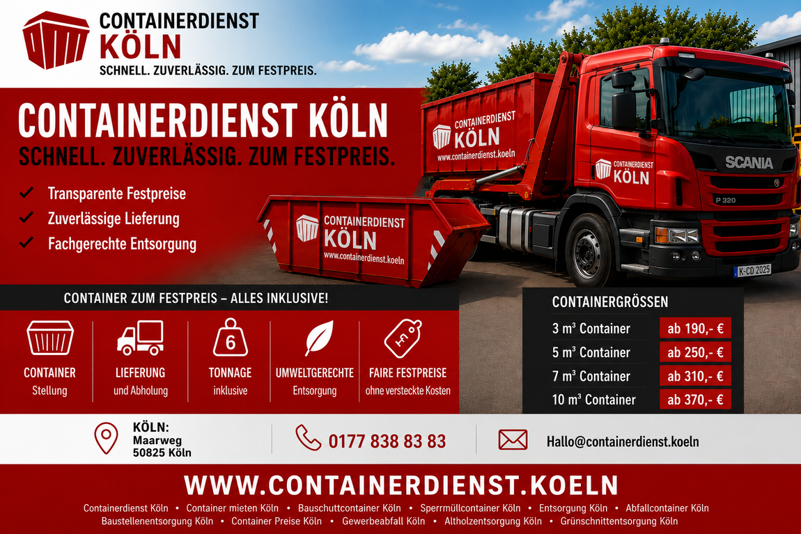 Container Containerdienst Köln Containerdienst Köln