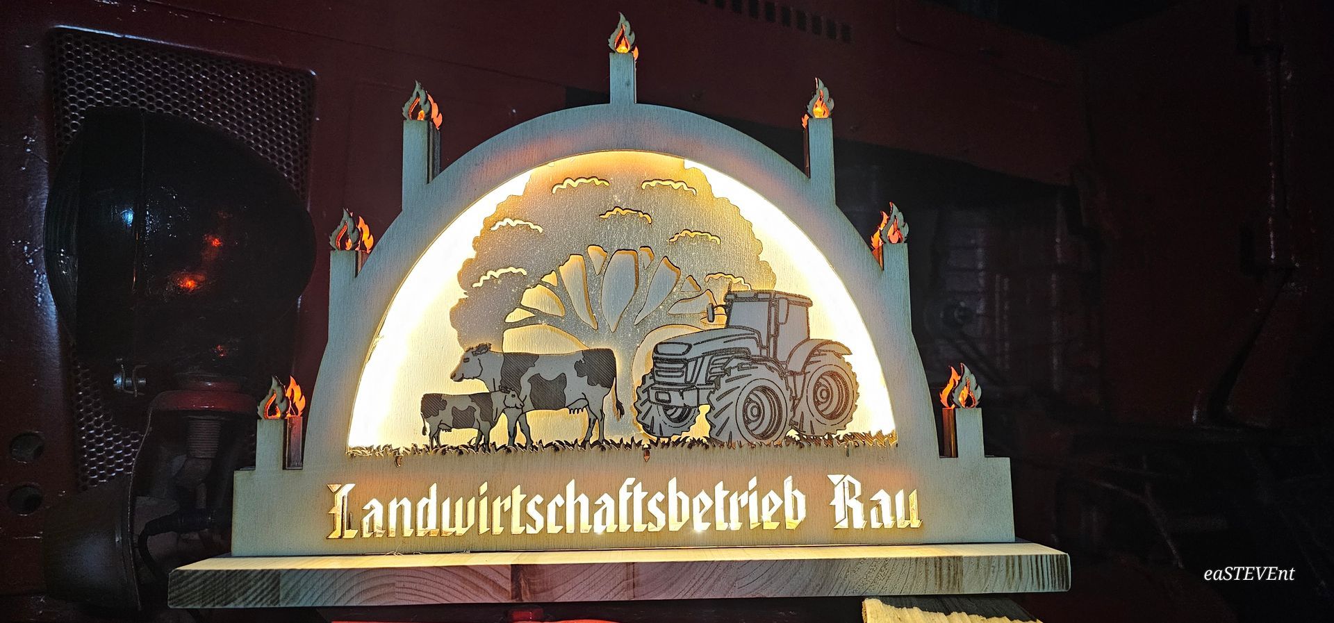 beleuchtet