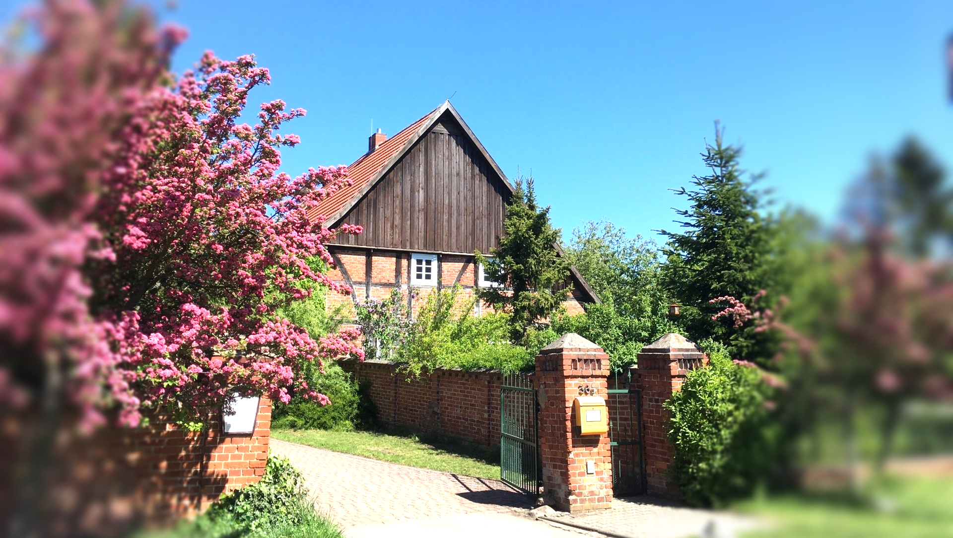 Ferienwohnung an der Elbe, Fachwerkhaus in der Altmark