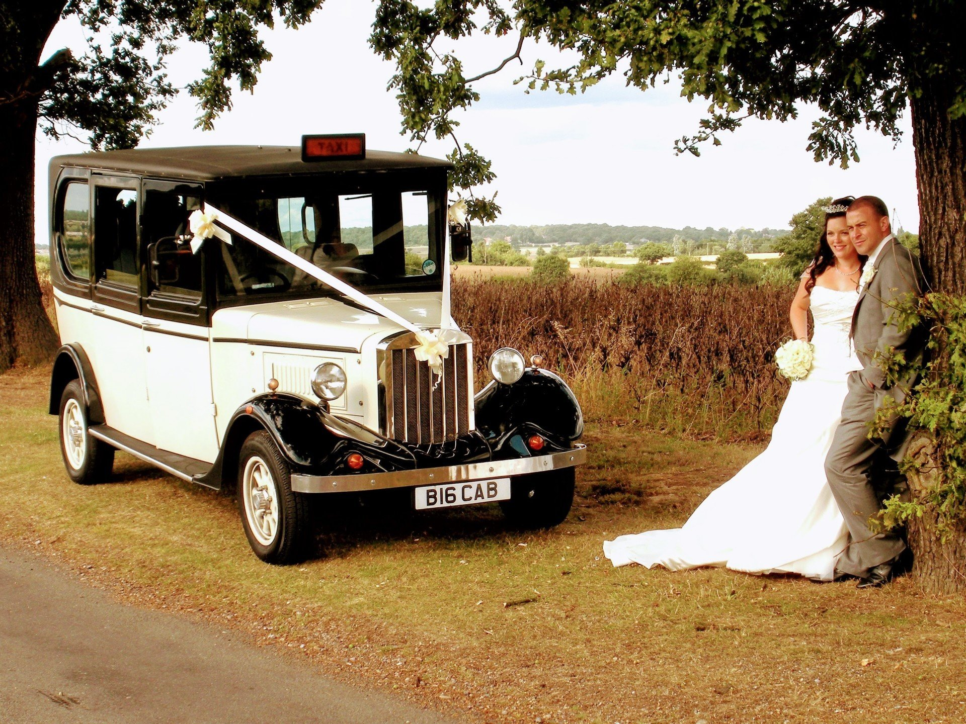 Asquith Wedding Taxi. Replica 1930's London Taxi