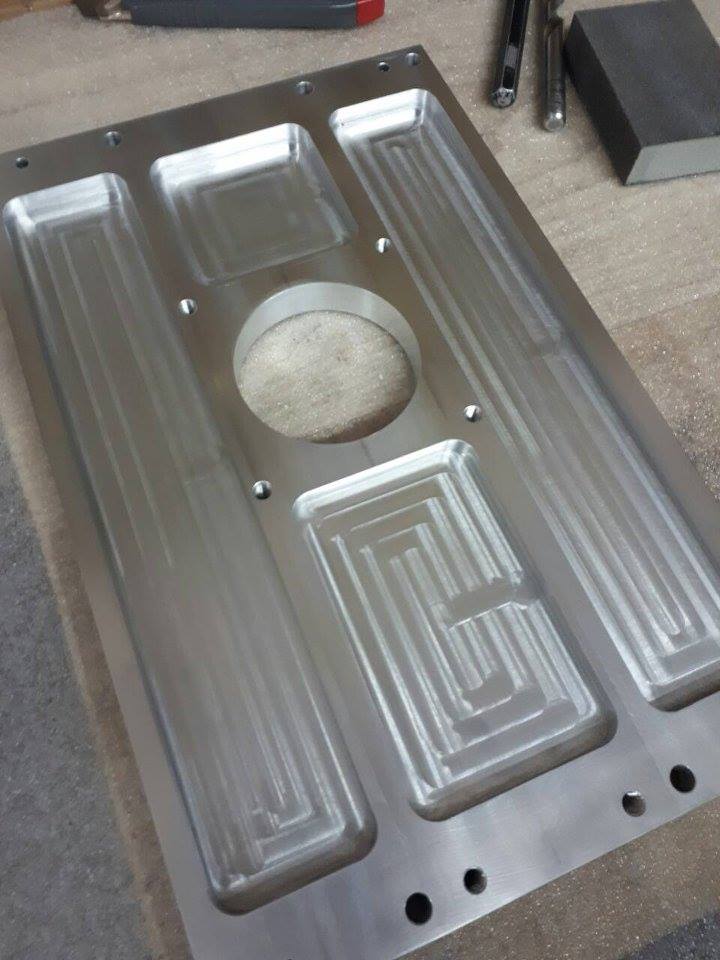 CNC-gefertigte Maschinenteile aus hochlegiertem Aluminium