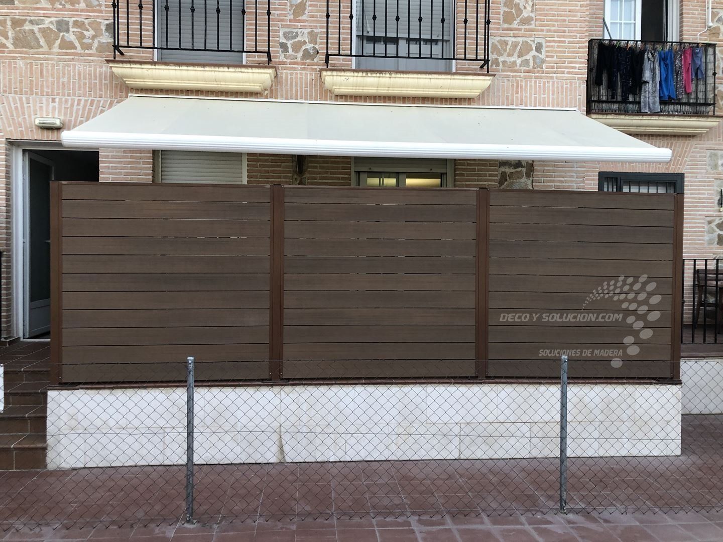 Vallas y Revestimiento madera sintetica