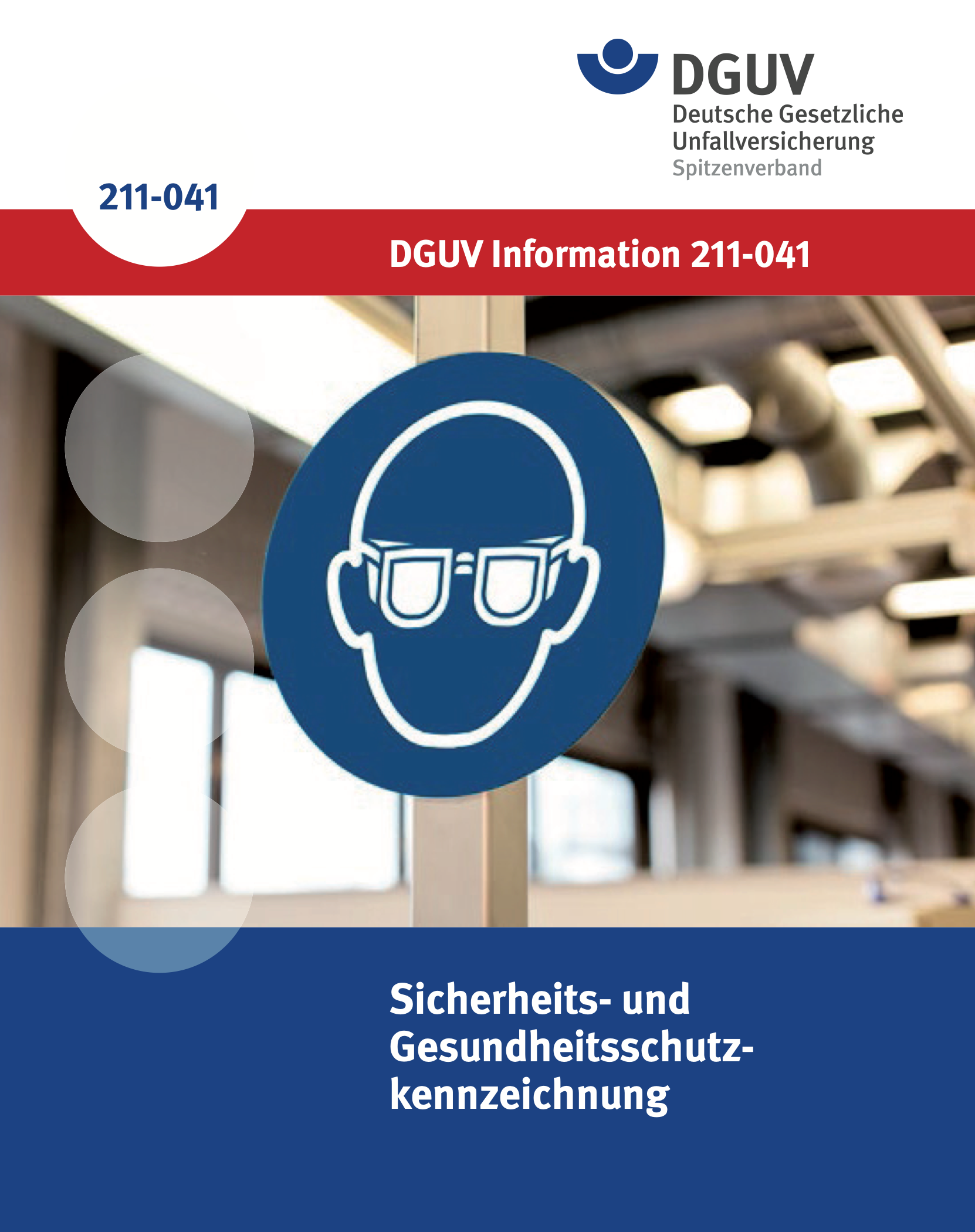 DGUV Information 211-041 Sicherheits- und Gesundheitsschutzkennzeichnung