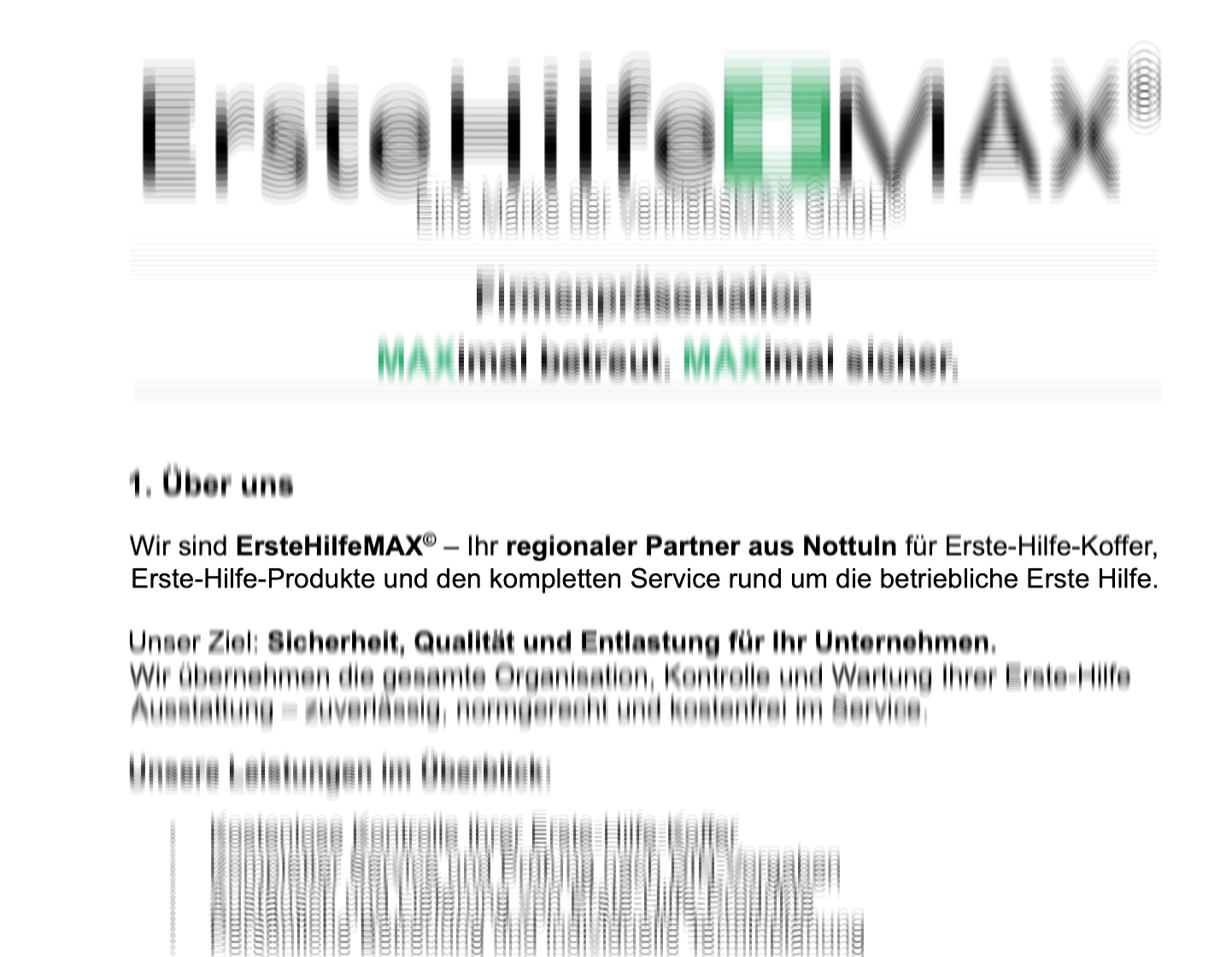 Firmenprofil ErsteHilfeMAX