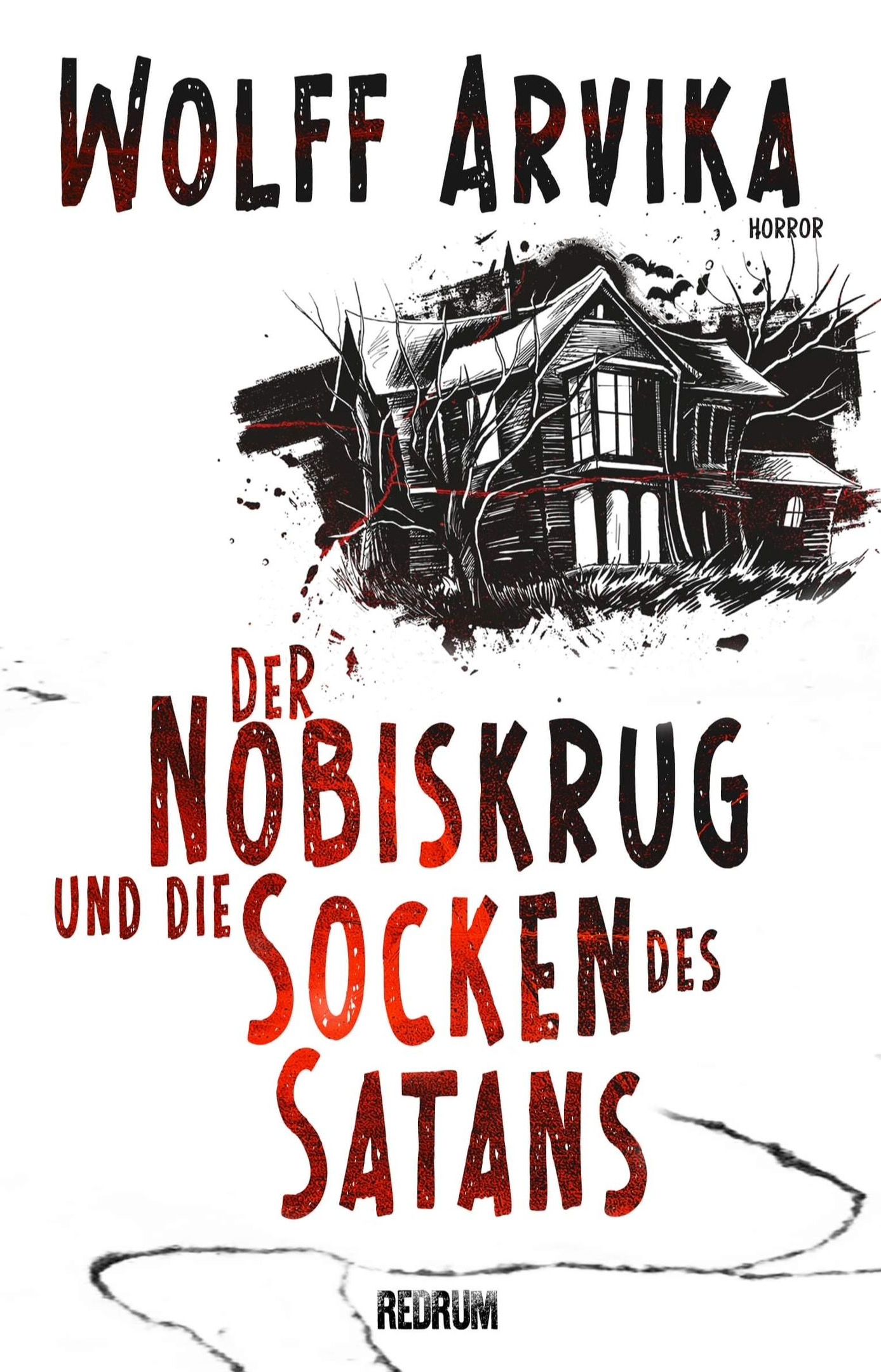 Der Nobiskrug und die Socken des Satans, Buch, Cover, Horror