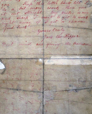 Originalbrief von Jack the Ripper, Dear Boss