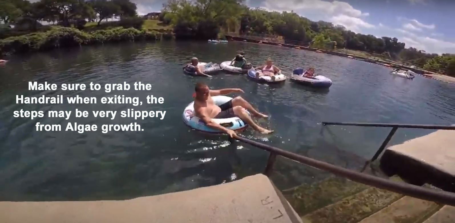 New Braunfels Tube Chute on the Comal River