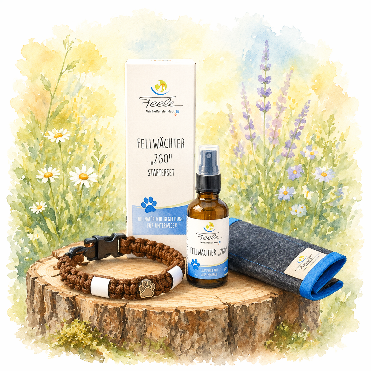 Katzen Zecken Produkte von Feele und EM