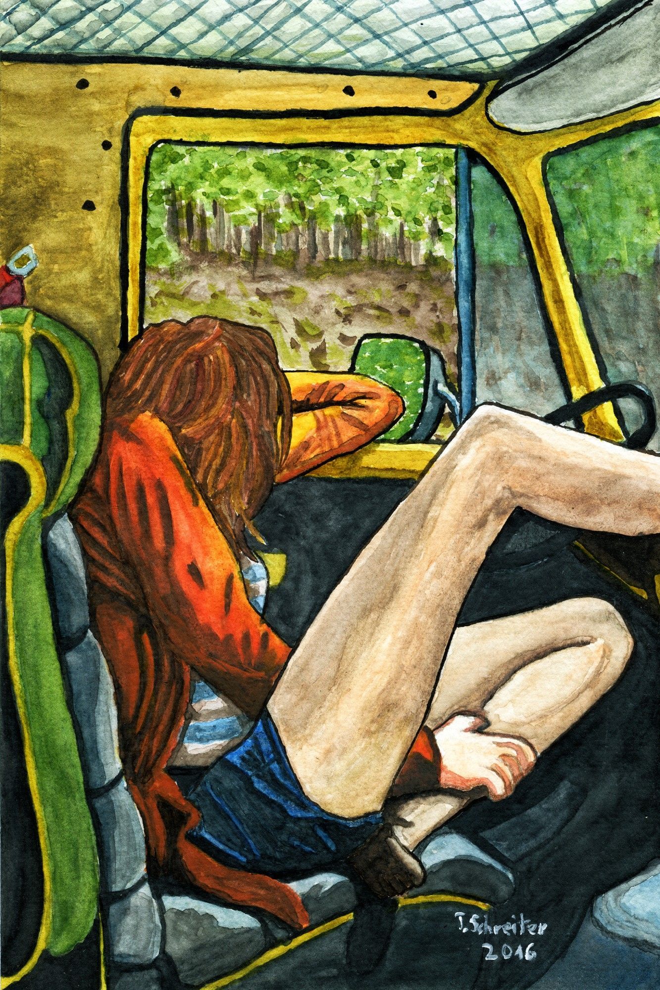 find yourself | Aquarell | Thomas Schreiter