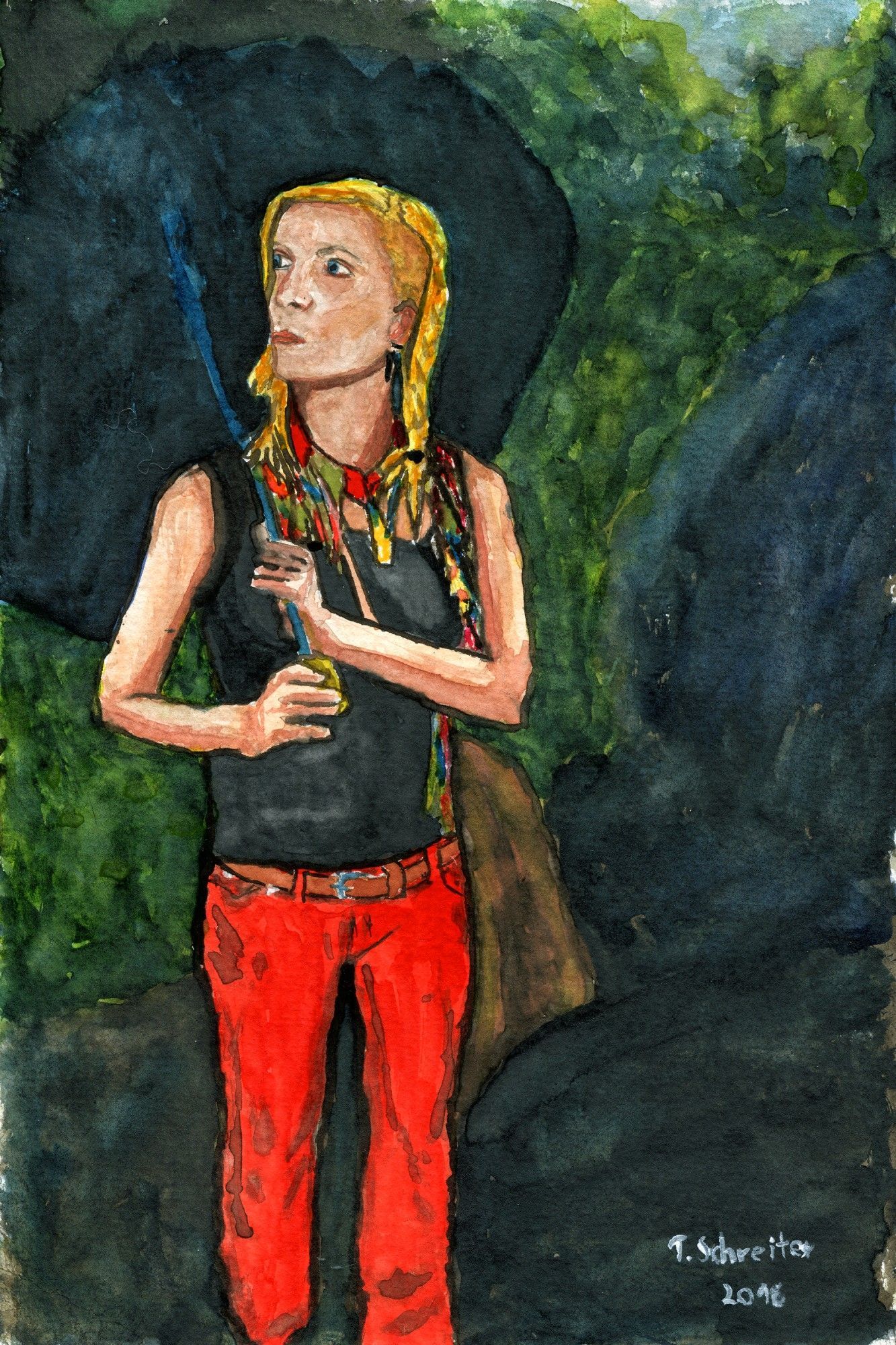 Warmes Herz | Aquarell | Thomas Schreiter