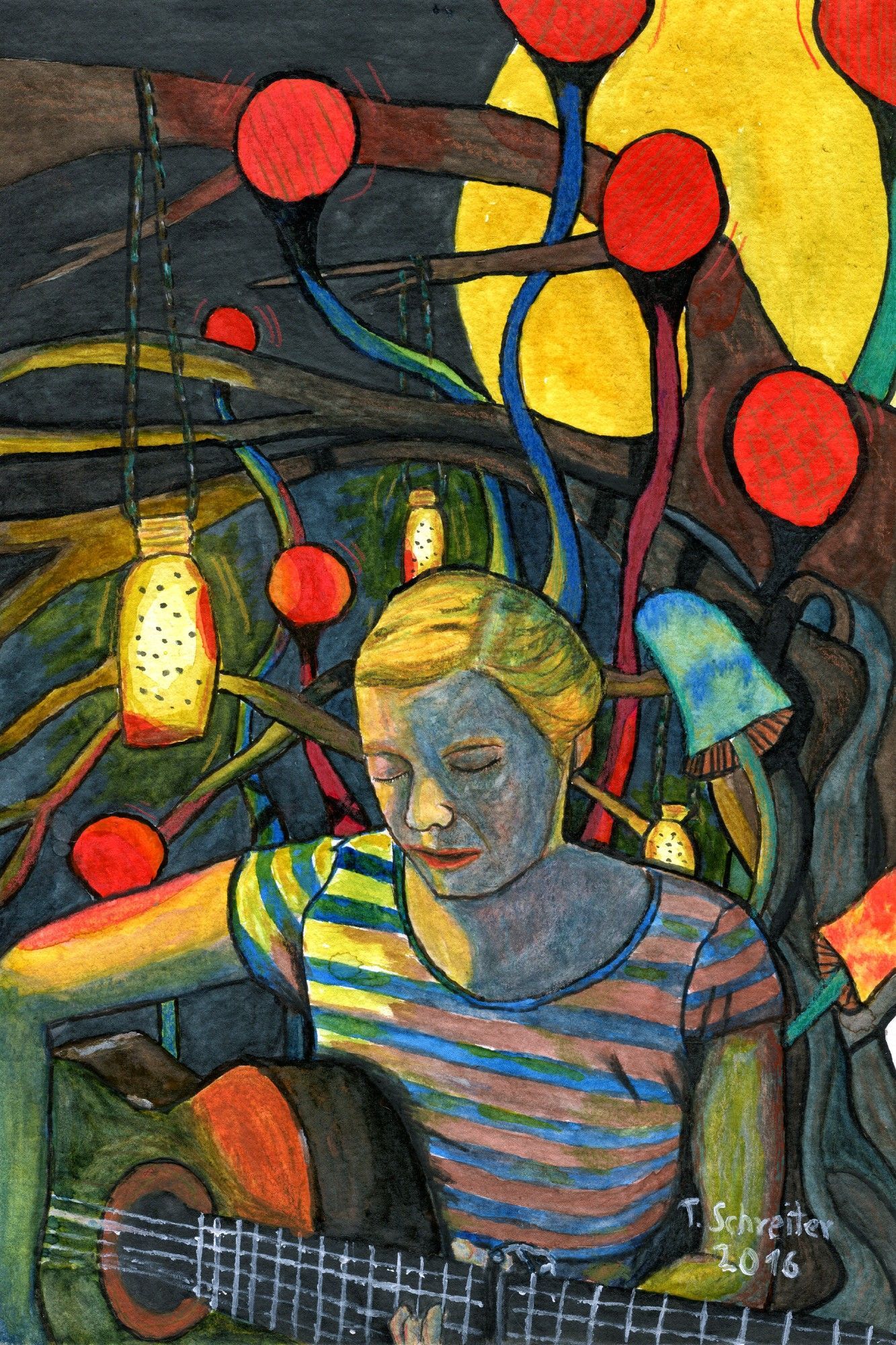 lightning bug | Aquarell | Thomas Schreiter