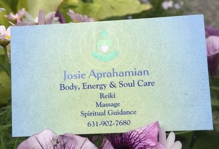 Josie Aprahamian business card