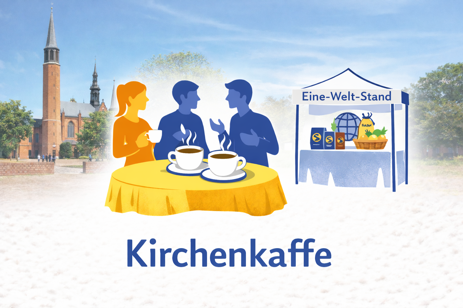 Kirchencafé und Eine-Welt-Stand