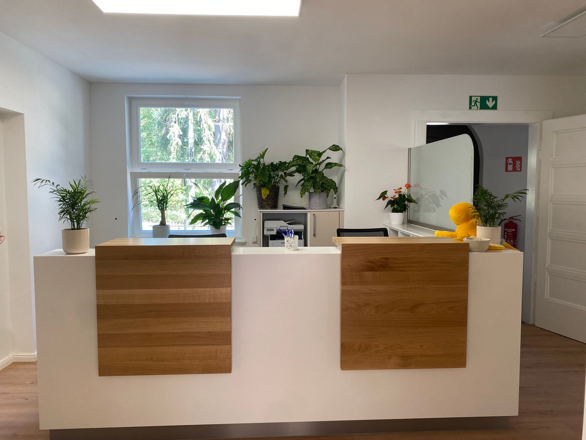 Empfangstresen der Arztpraxis in Taucha