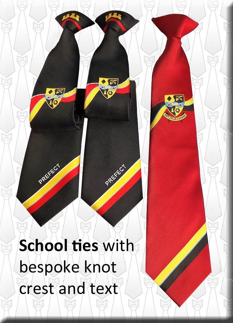 School ties with free logos & colour changes,