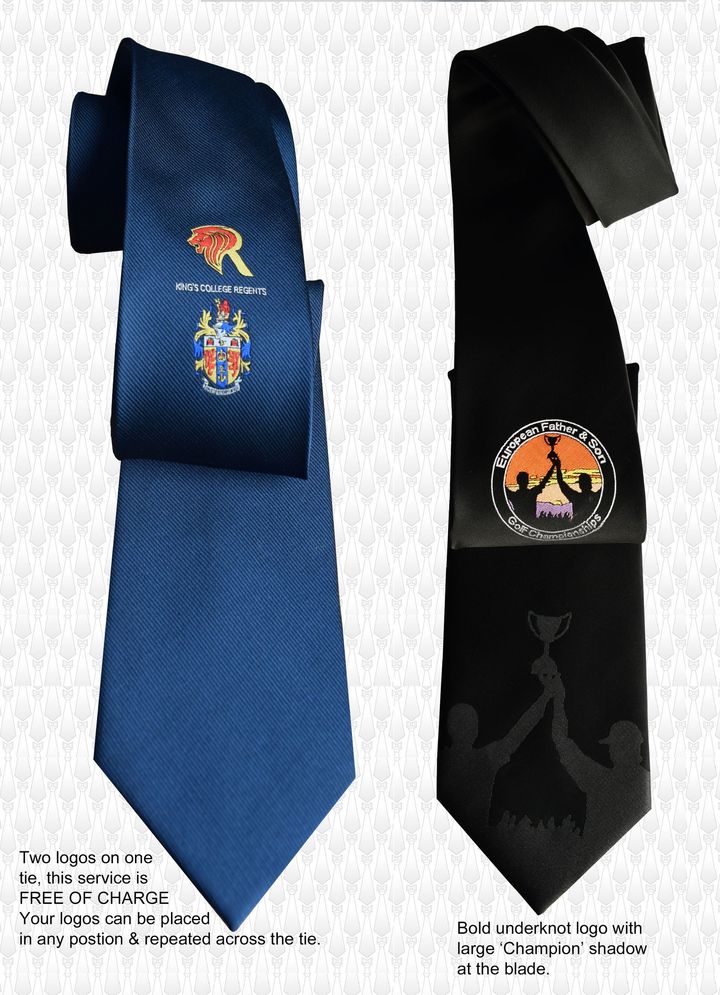 personalised club ties