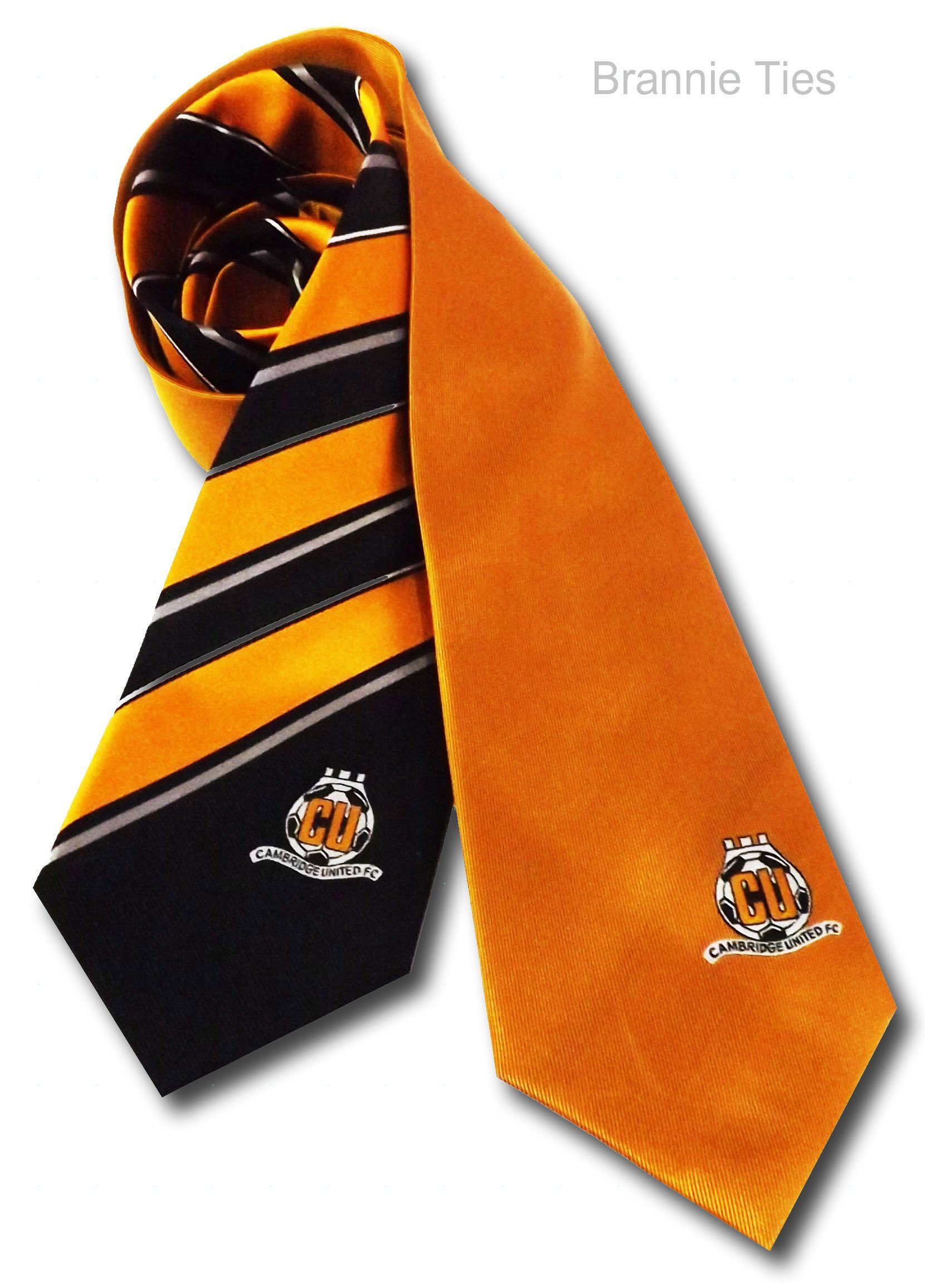 Sports club ties, football club ties, min qty 25pcs