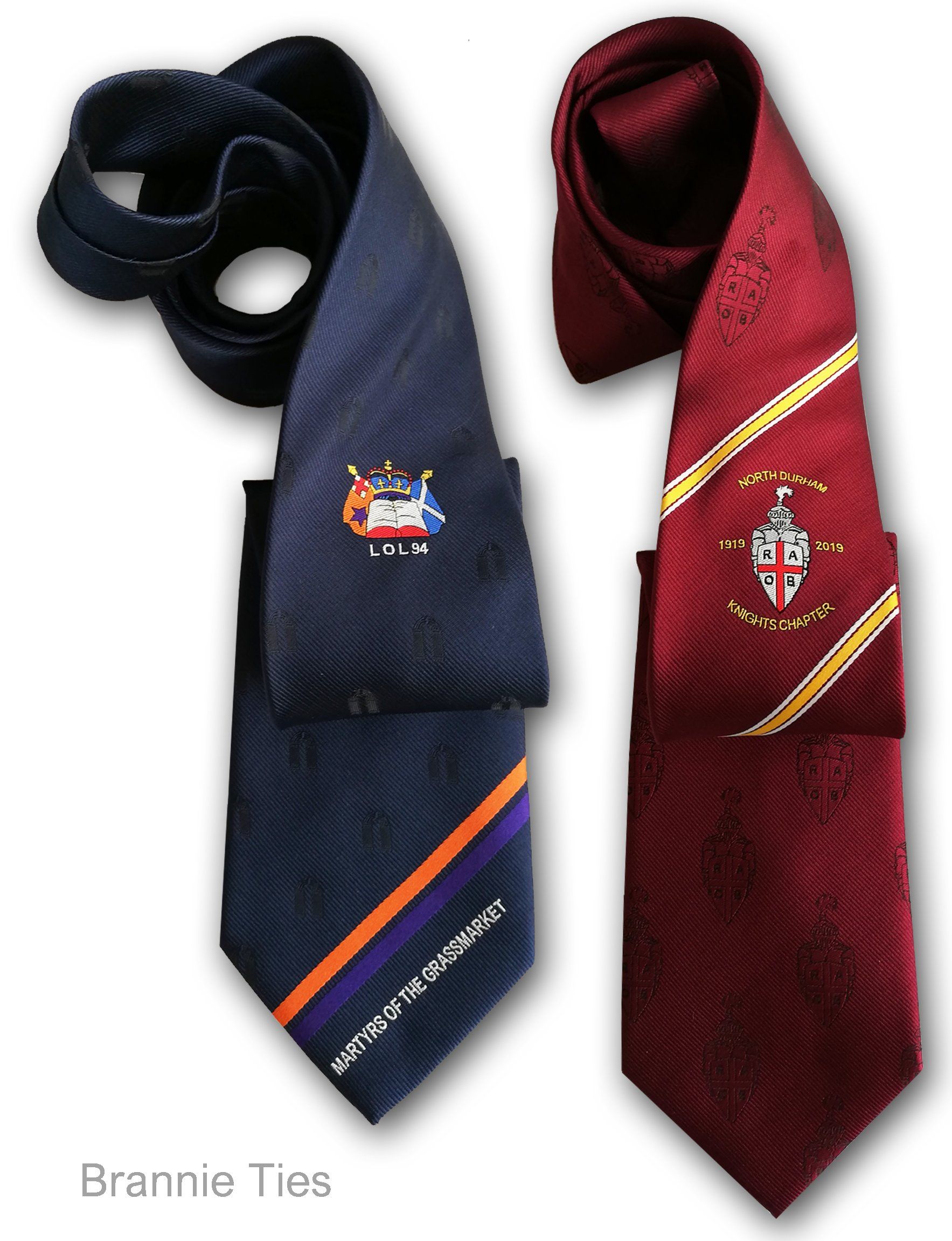 Masonic ties, jewels, bowties, pin badges