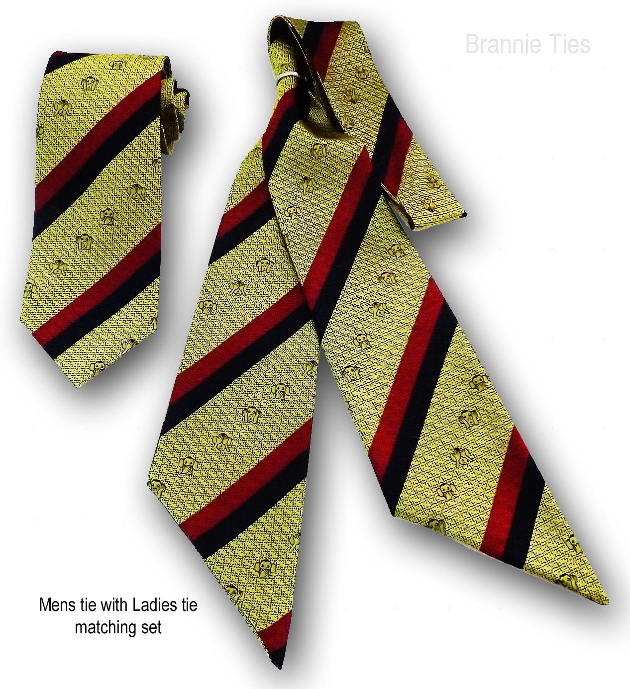 Sports club ties, football club ties, min qty 25pcs