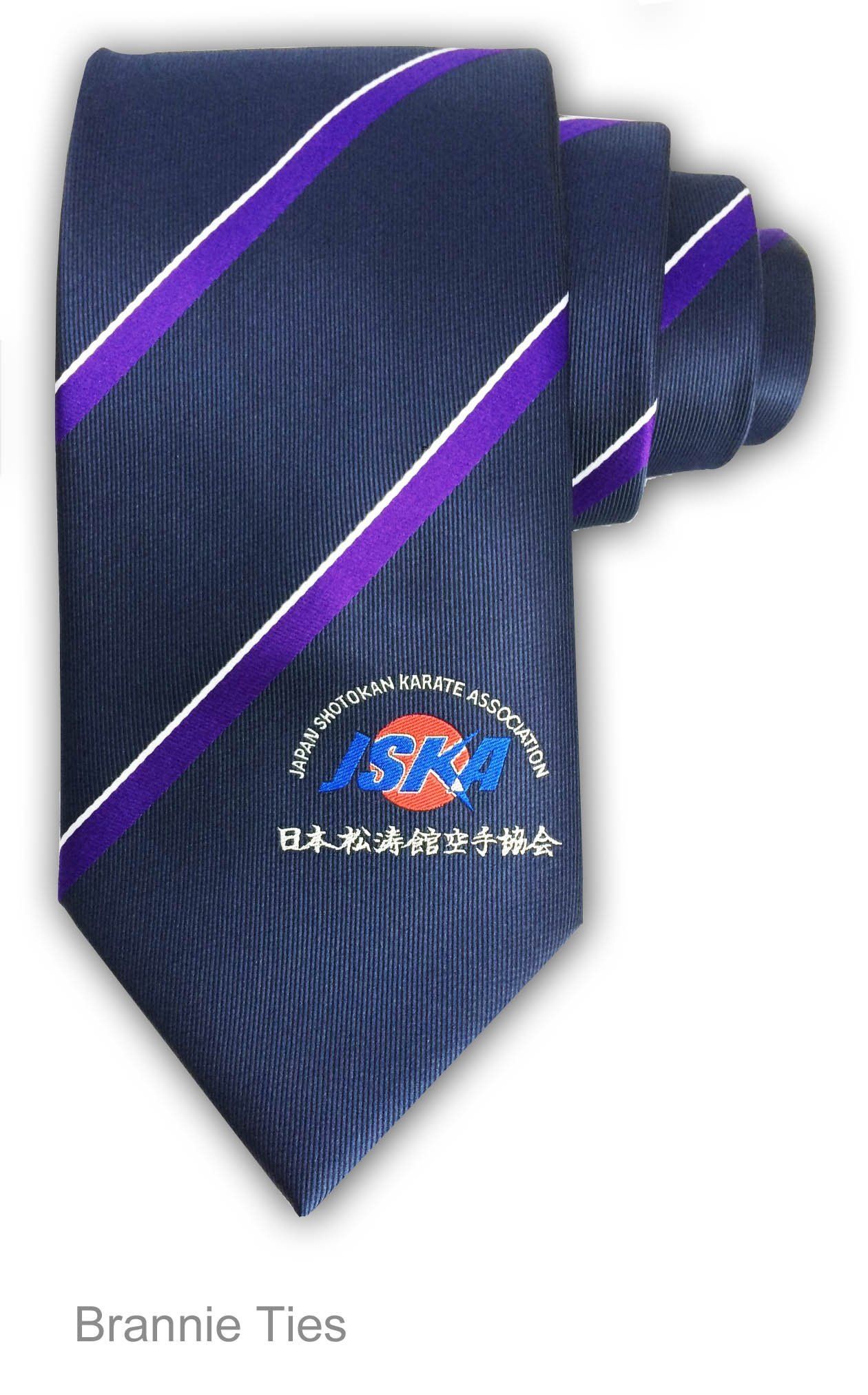Sports club ties, football club ties, min qty 25pcs