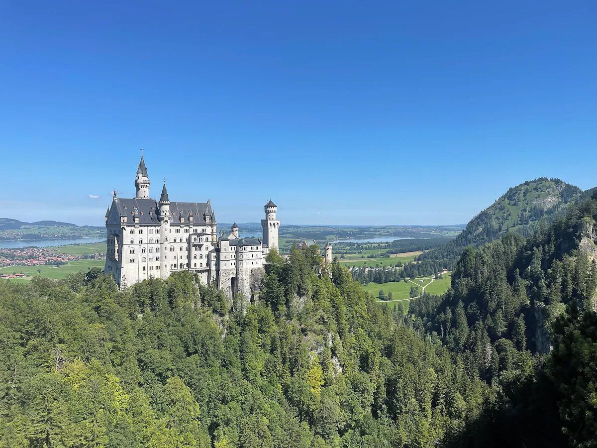 Blick auf Schloss Neuschwanstein