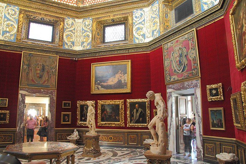 Gemäldegalerie Uffizien in Florenz, Toskana, Italien